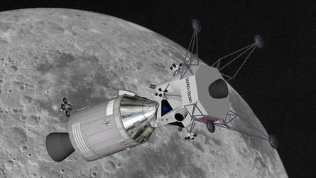 Apollo XVII has Entered Lunar Orbit