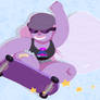 30 Days of Amethyst: Day 7: Skateboarding