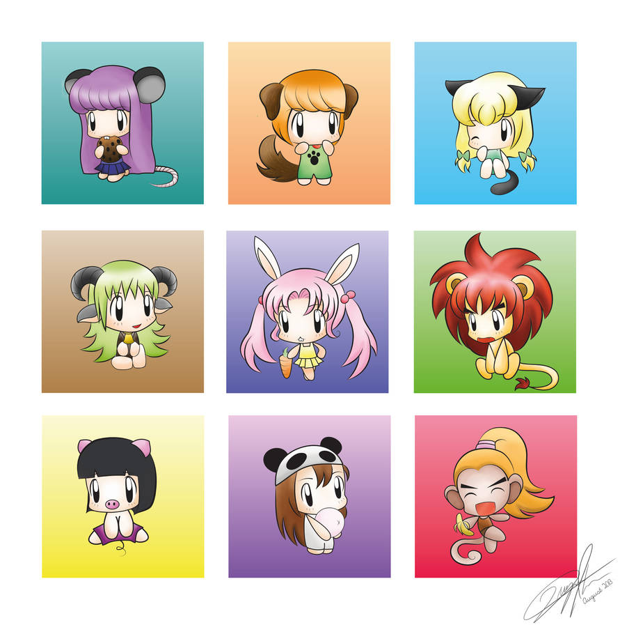 Amazing Chibi Supercute Animal Chibis by SueArts on DeviantArt