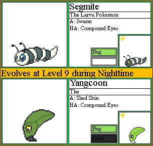 010 - 014B Segmite, Yangcoon and ??? by WingsofAetheria on DeviantArt