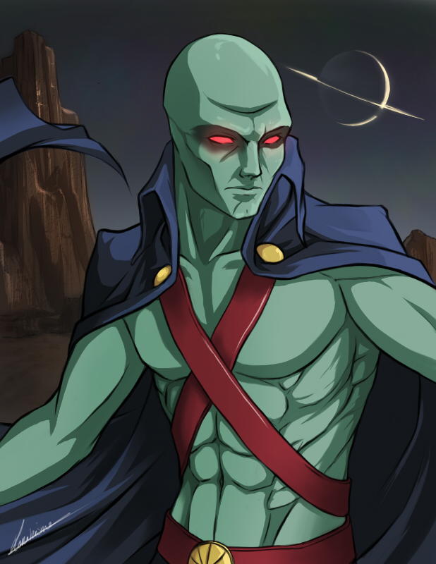 J'onn J'onzz - Martian Manhunter by Lonirisme