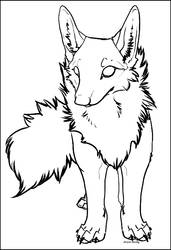 Lineart: Canine . free