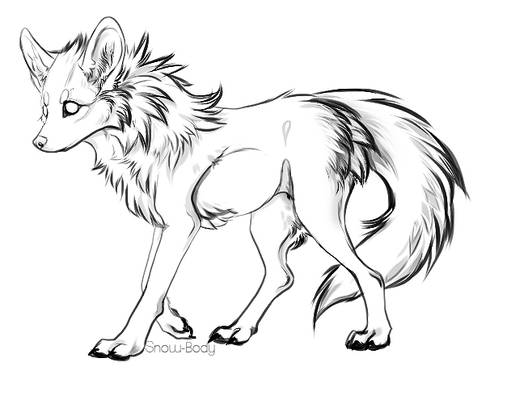 Free Canine Lineart