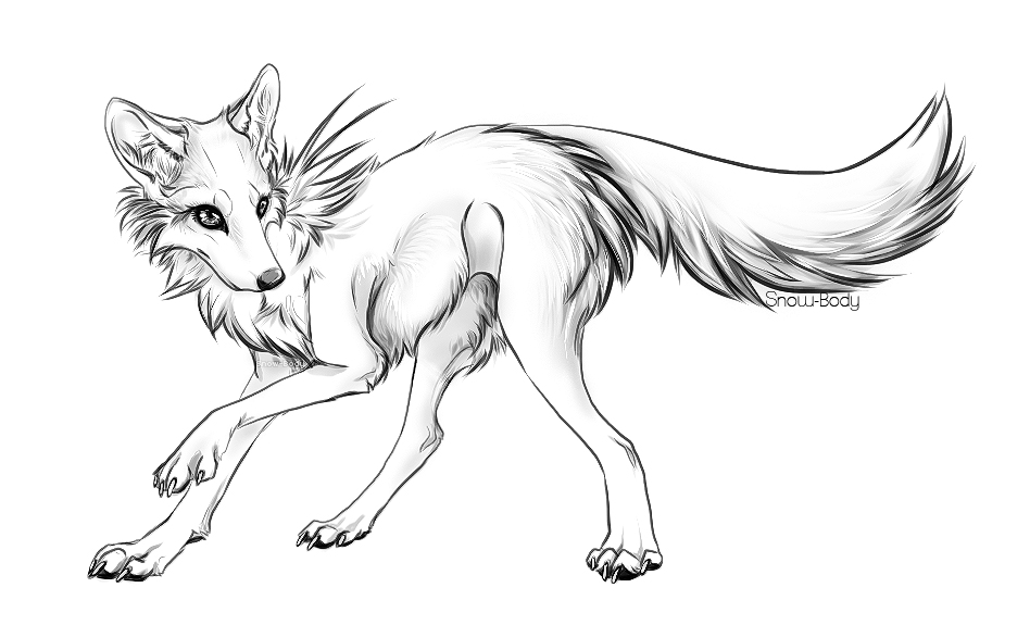 Free Canine LineART