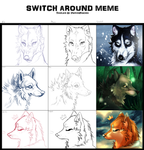 .Switch Around Meme. by Snow-Body