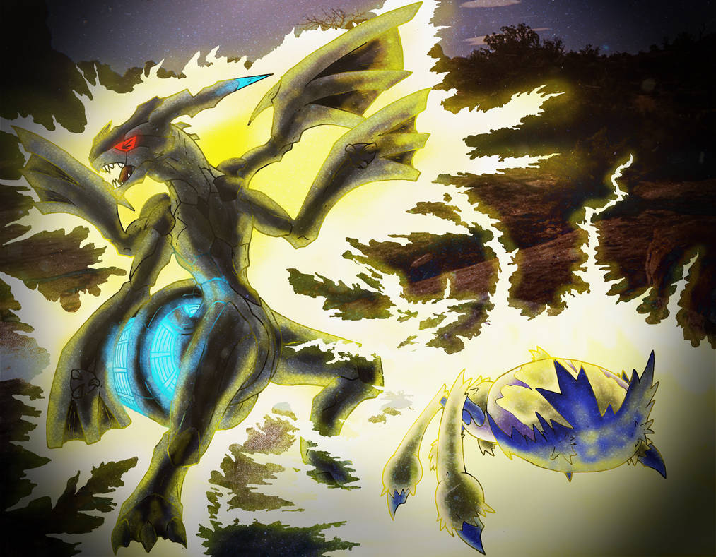 Shiny Zekrom by Natsuakai on deviantART  Pokemon pictures, Pokemon dragon,  Pikachu art