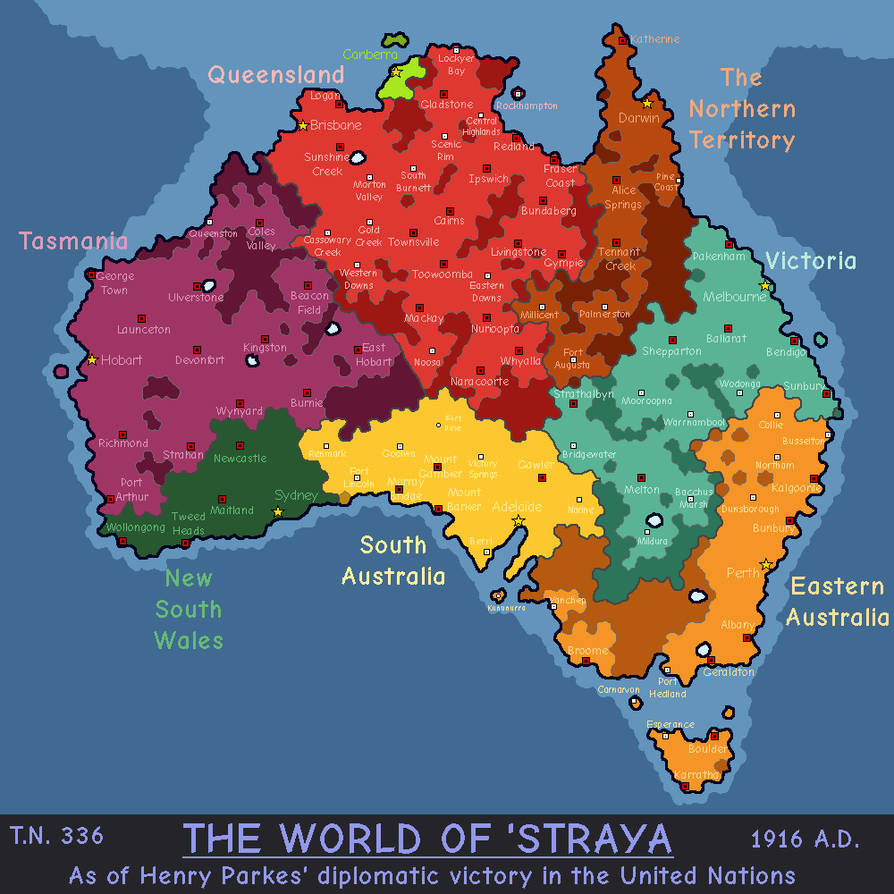 The World of 'Straya by CarlmanZ on DeviantArt