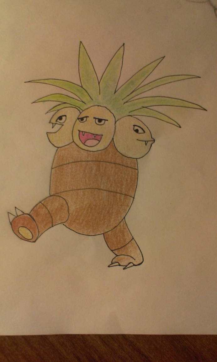 Exeggutor Color Pages Exeggutor Colored Drawing by ultramove on DeviantArt