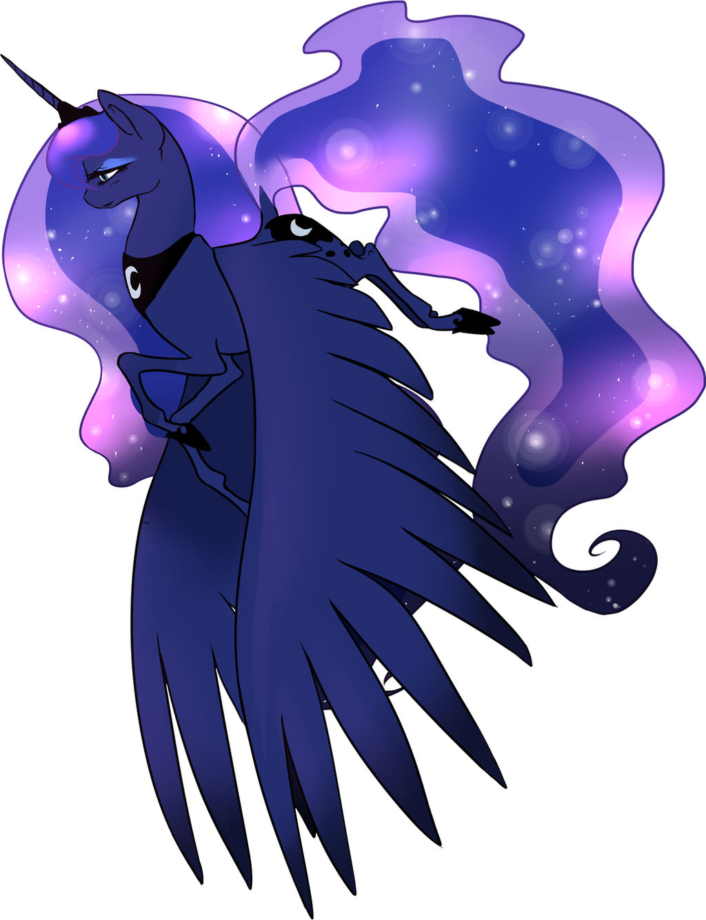 Luna Galaxy Hair