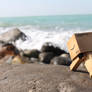 danbo stones and ocean