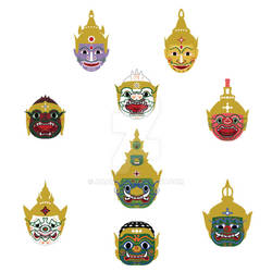 Ramayana Actor's Mask