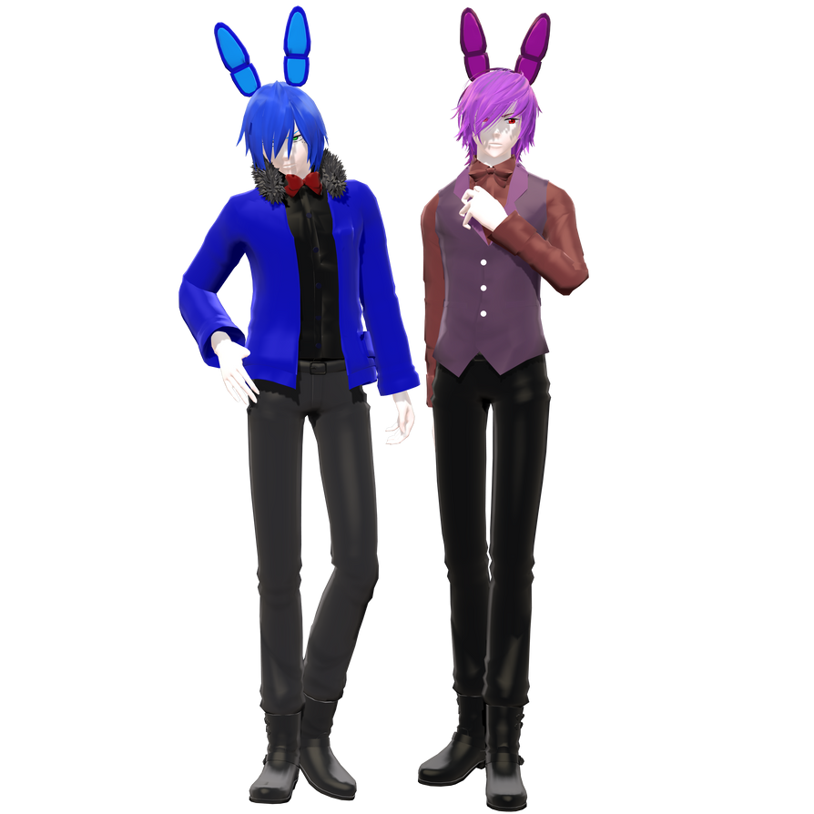 MMD FNAF Bonnie And Toy Bonnie By Sharplefear On DeviantArt mmd-fnaf-bonnie-and-toy-bonnie-by-sharplefear-on-deviantart