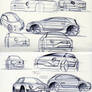 FIAT 500 Restyling preliminar sketches