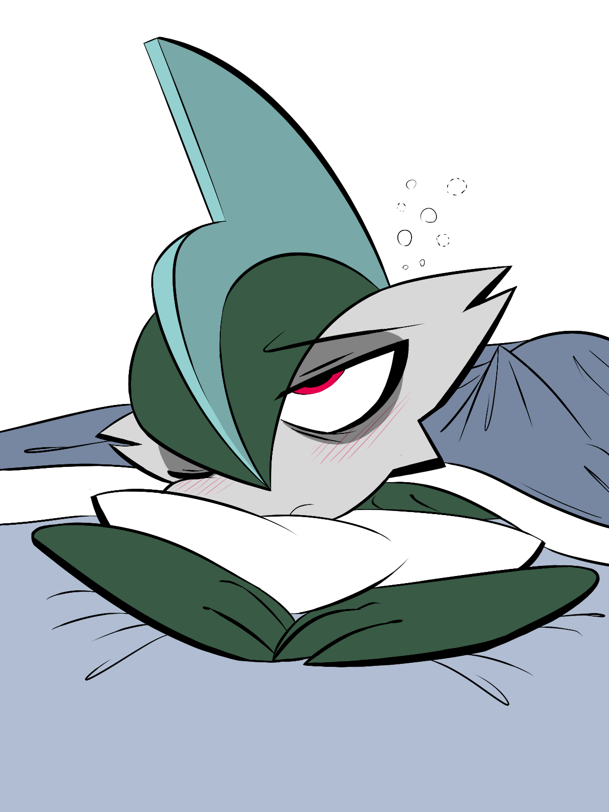 Gardevoir Shiny Gallade (Pokemon: No More Pain) by SonicFan1821 on  DeviantArt