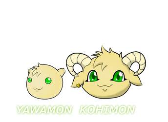 Yawamon and Kohimon