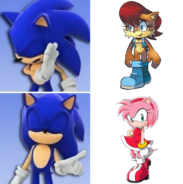 Sonic Kissing Shadow Meme Generator - Imgflip