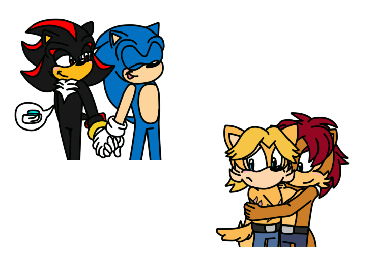 sonic x shadow - yaoi ship it - sonic