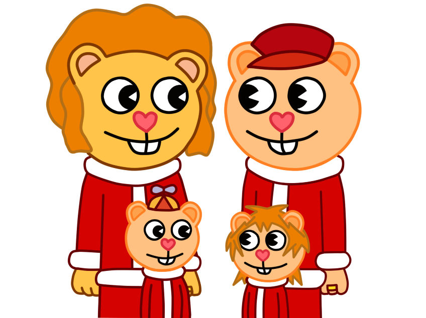 HTF Christmas Family by ameth18 on DeviantArt