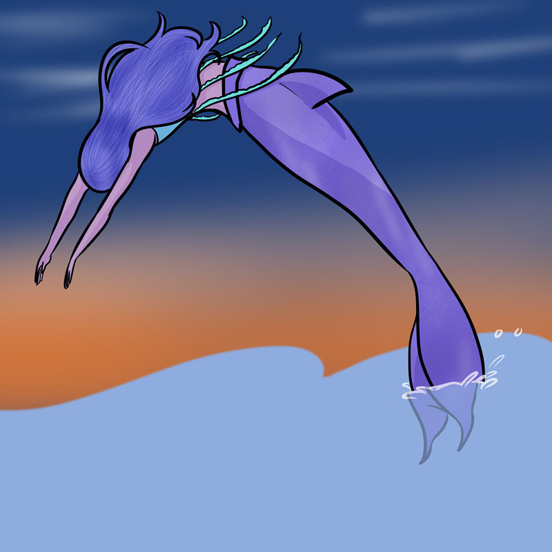 Mermaid Jumpy Jumping Mermaid by snowblorone on DeviantArt