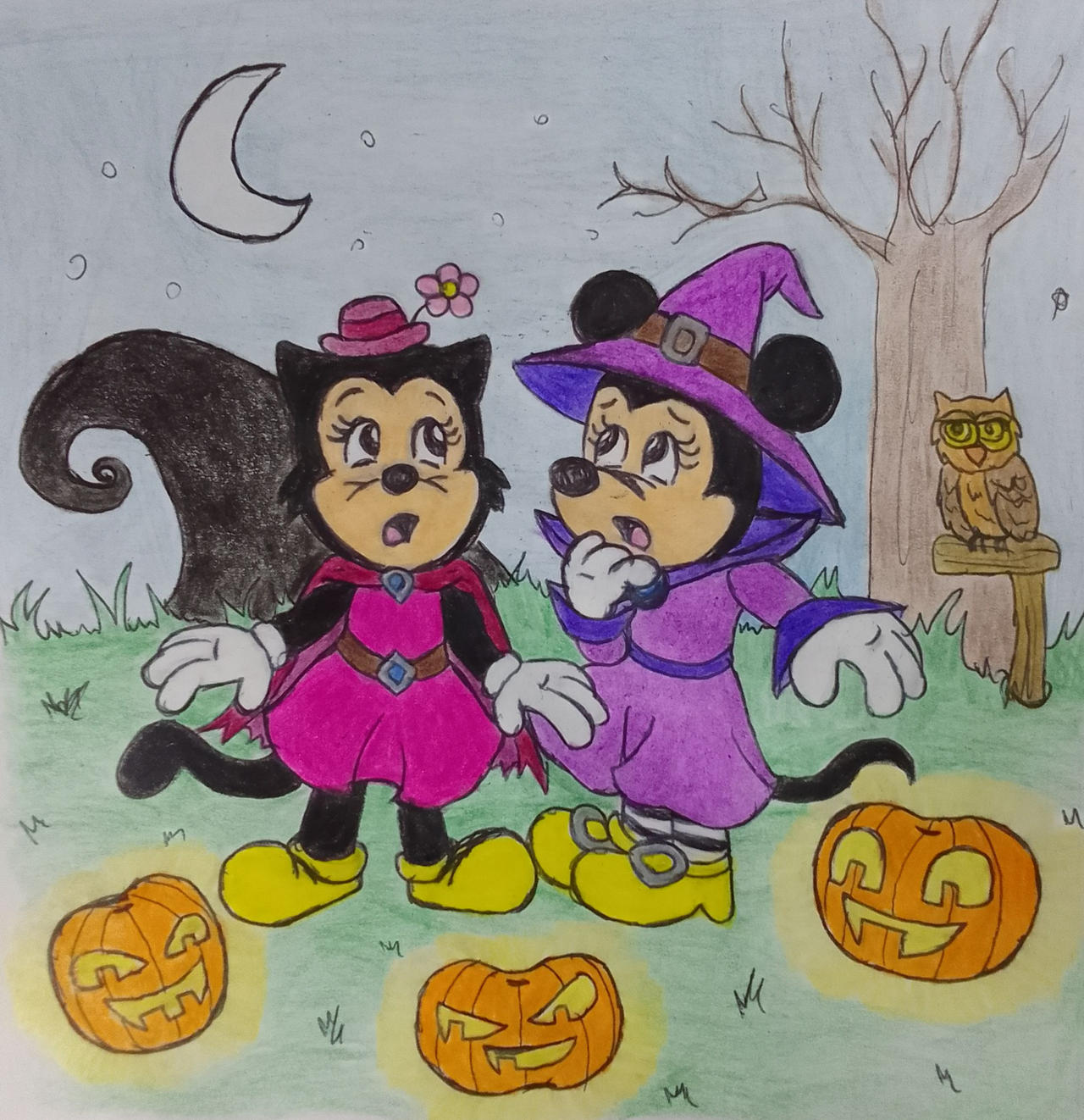 Minnie and Ortensia (Art Trade) by Princess196 on DeviantArt