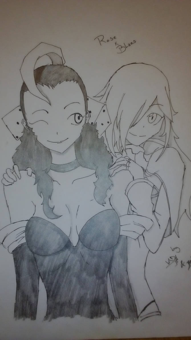 Rose x Blazs (FanArt for Genzoman) by BlazsVector