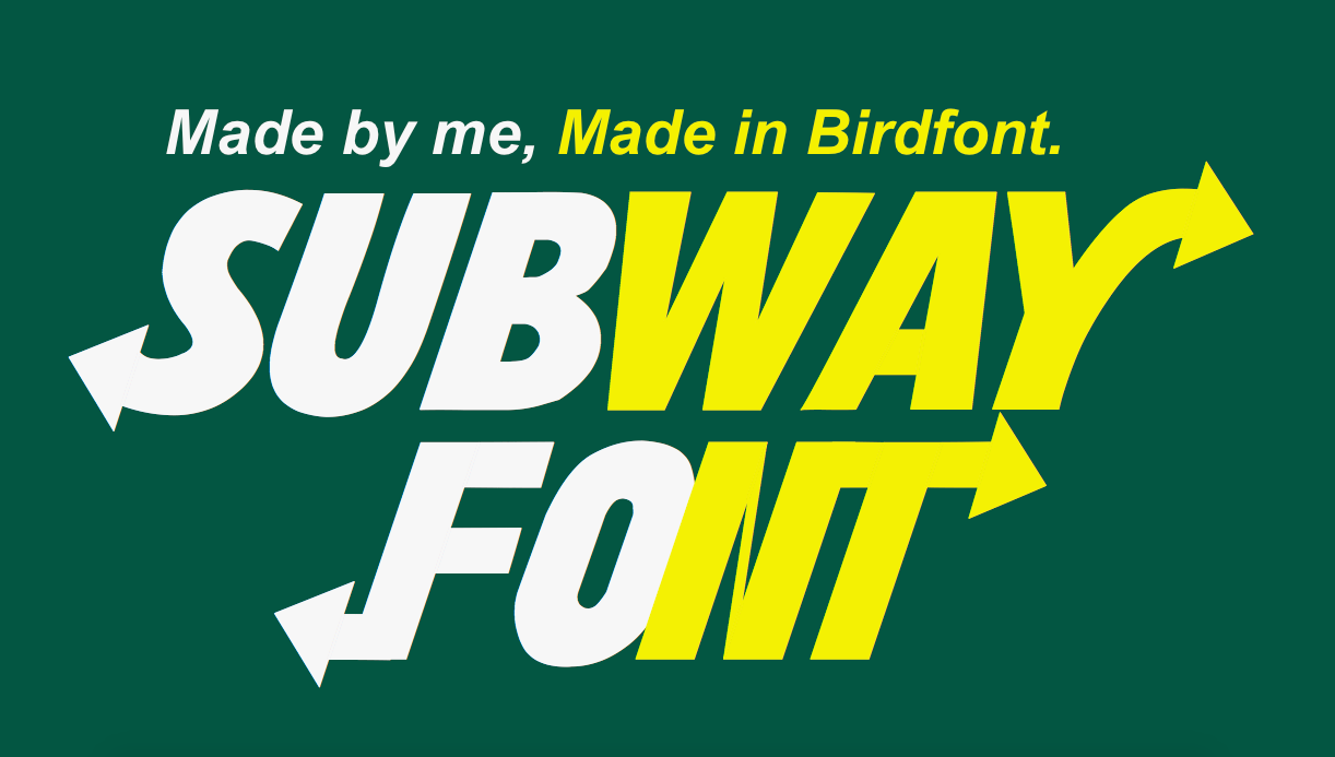 Subway Font by sethfafa0322 on DeviantArt