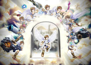 Kid Icarus Uprising Background (photoshop)