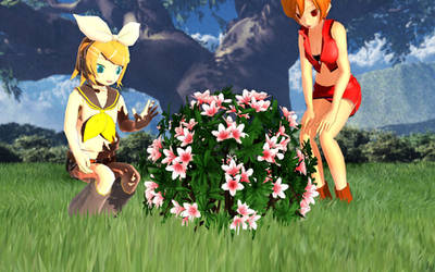 [MMD] Pretty Azalea Bush [DL]