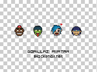 Gorillaz Pixel