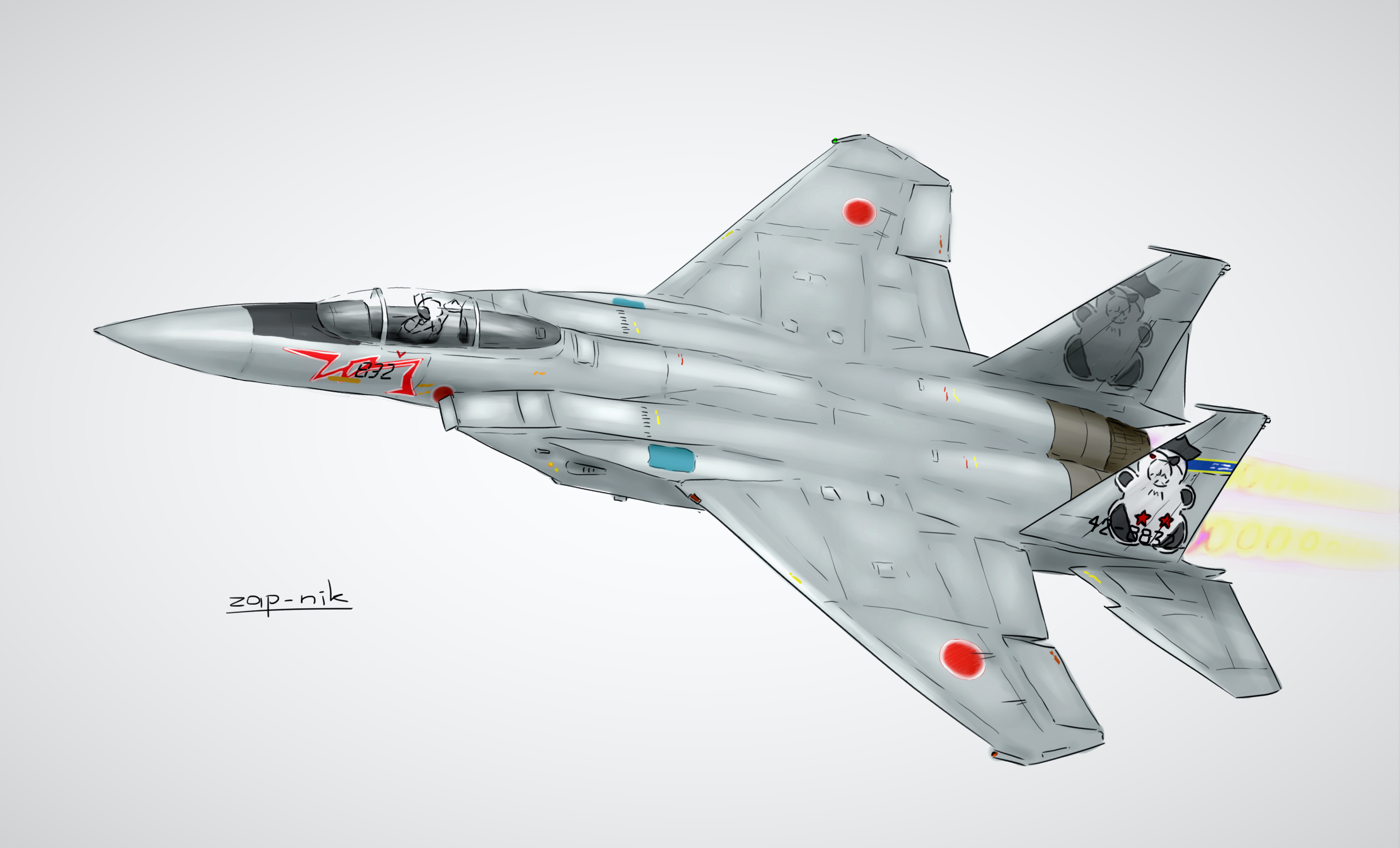 F-15J sketch