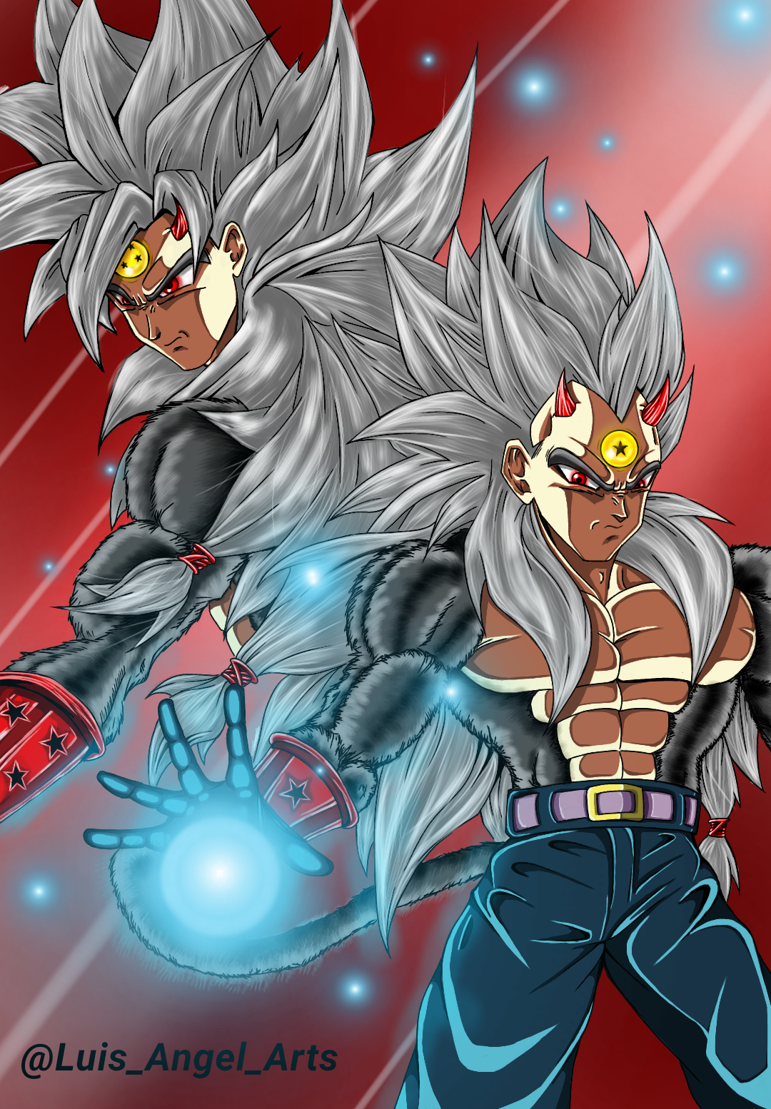 Goku y Vegeta Super Saiyan 6 by AngelLuisArts on DeviantArt