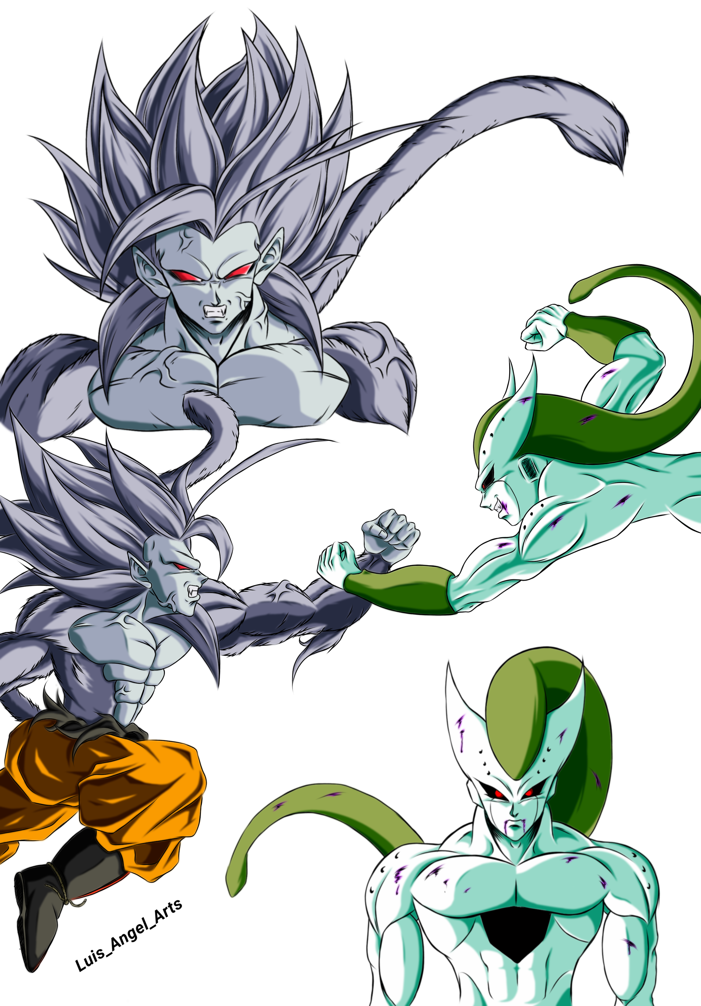 Goku ssj10 vs Cellbuzer batalla final by Gonzuk10 on DeviantArt