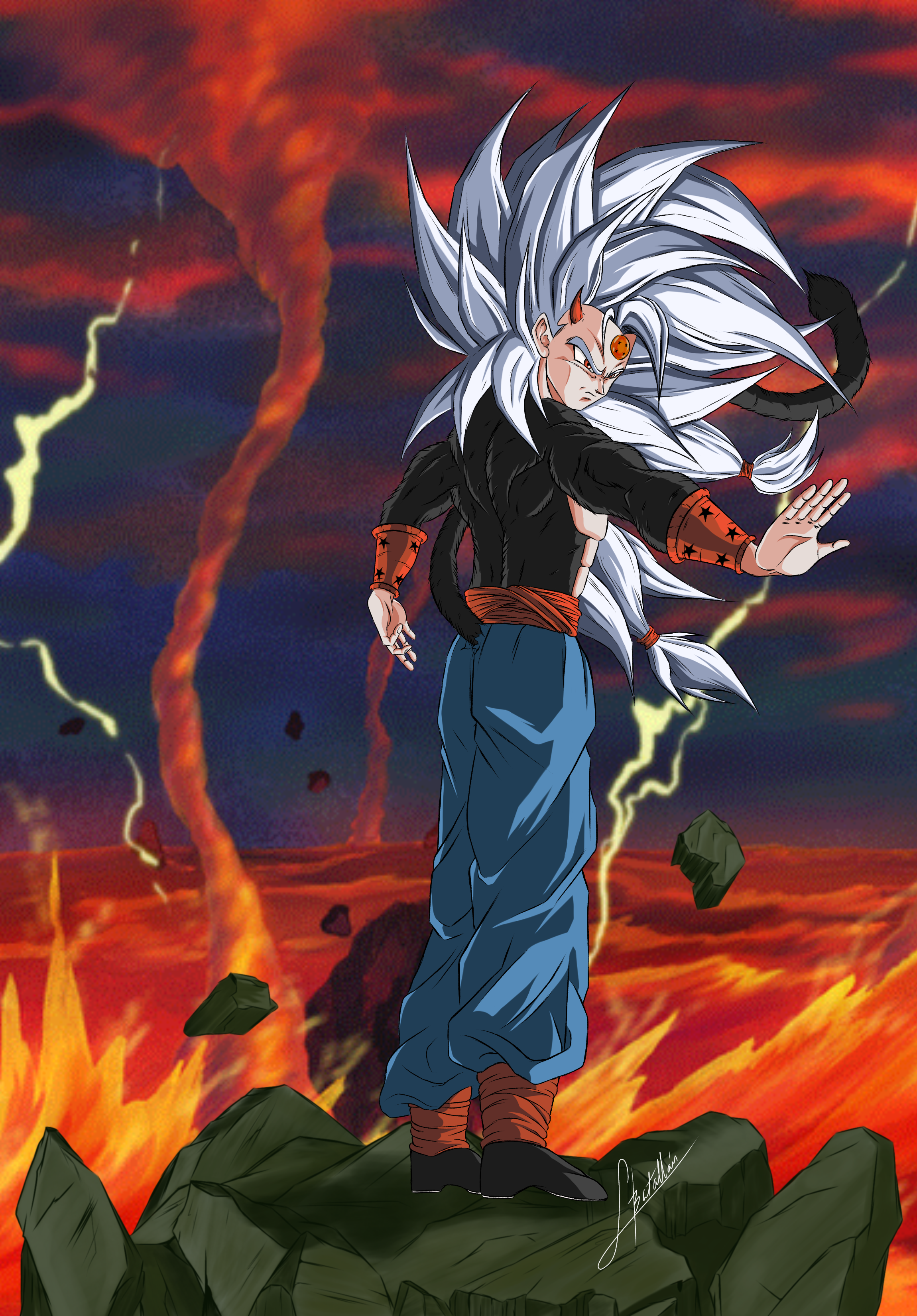 Goku super sayajin 6