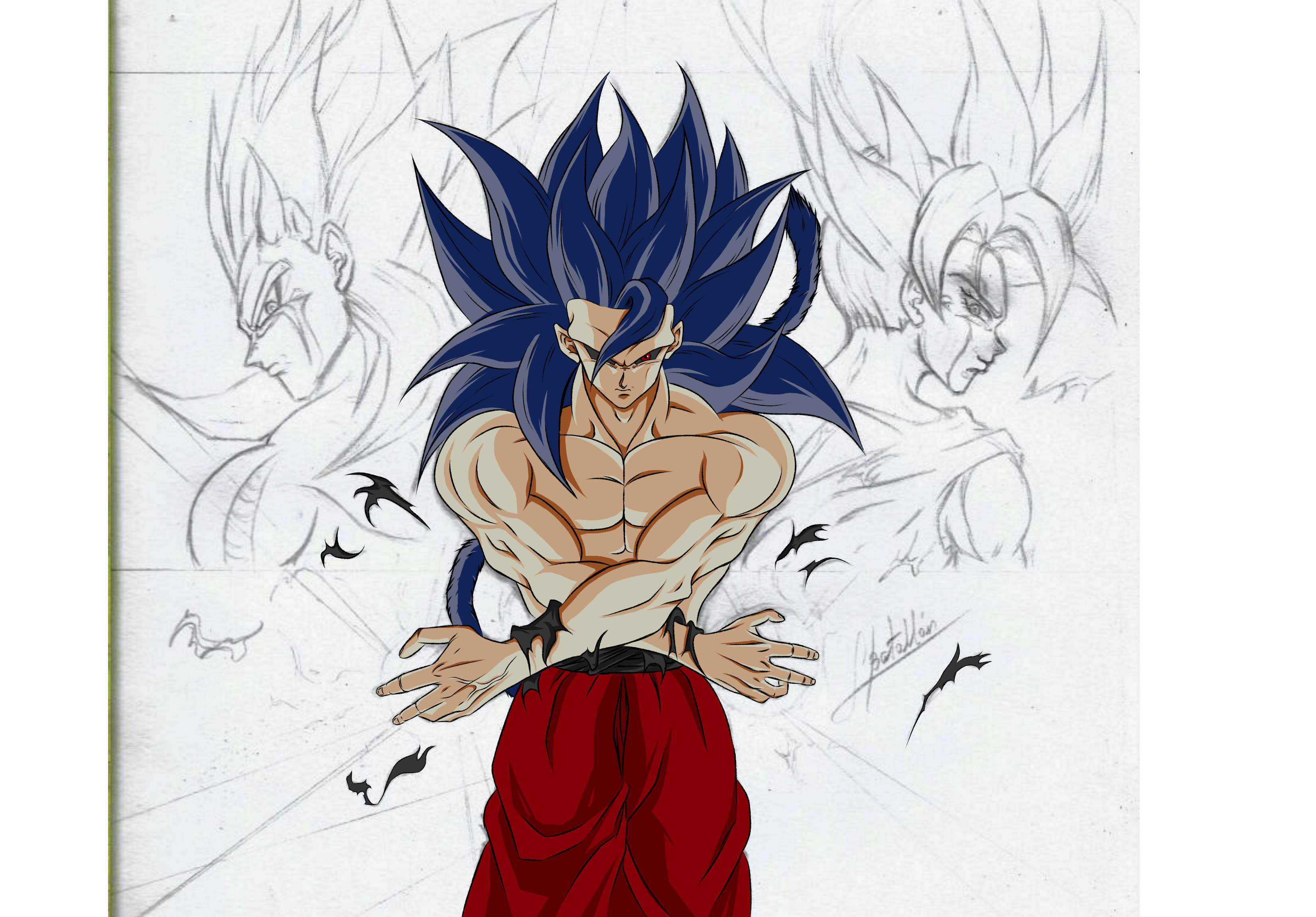 goku ssj - Desenho de anonimo4764 - Gartic