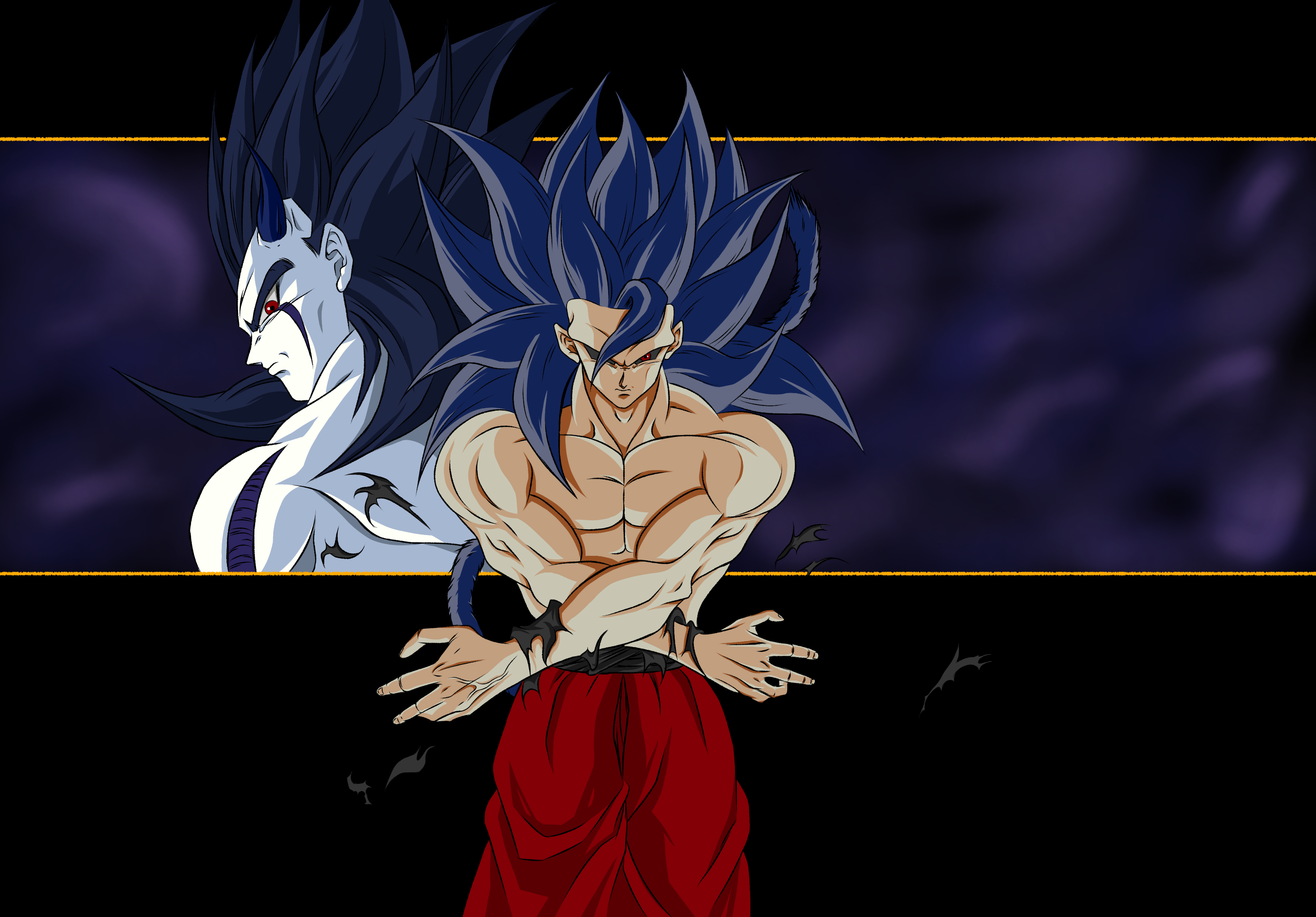 Goku y Vegeta Super Saiyan 6 by AngelLuisArts on DeviantArt