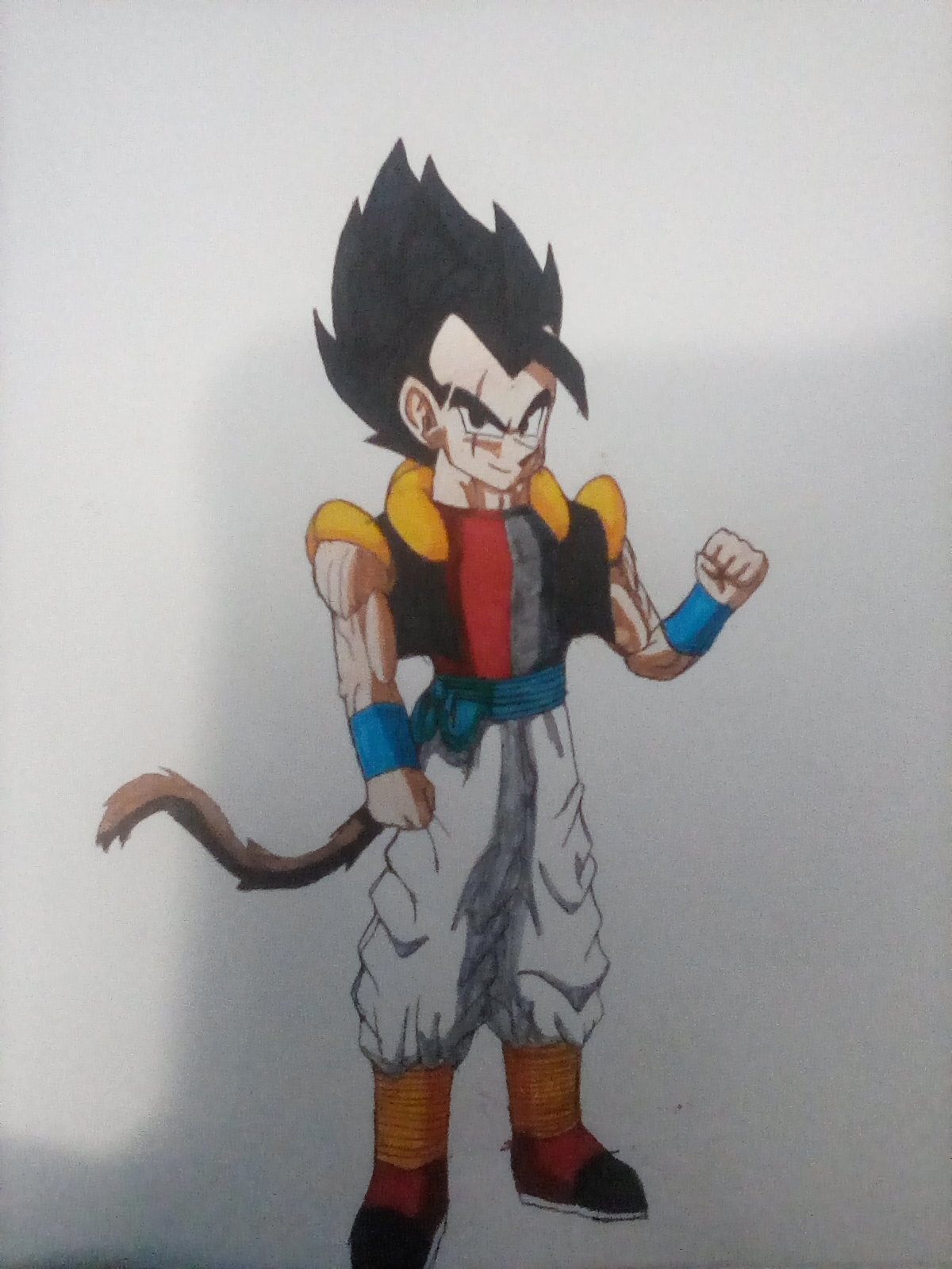 Gogeta Jr (Super Saiyan 4) by KedarCockings on DeviantArt