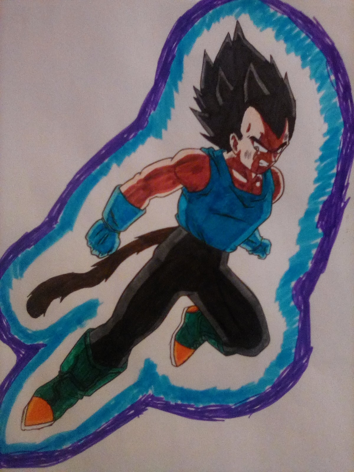 Gogeta Jr (Super Saiyan 4) by KedarCockings on DeviantArt