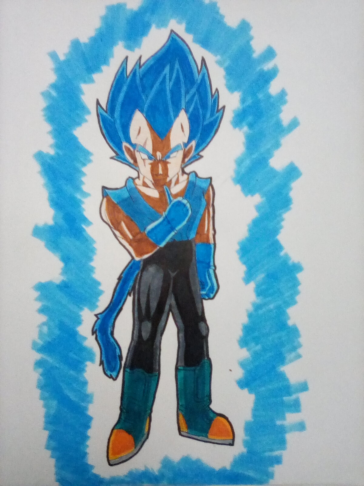 Vegeta Design Dragonball Super BROLY Filme 2018 by BrunoArtes08 on