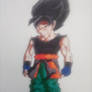 Goku Jr (Dark Super Saiyan, Buffed Ver.) Redraw