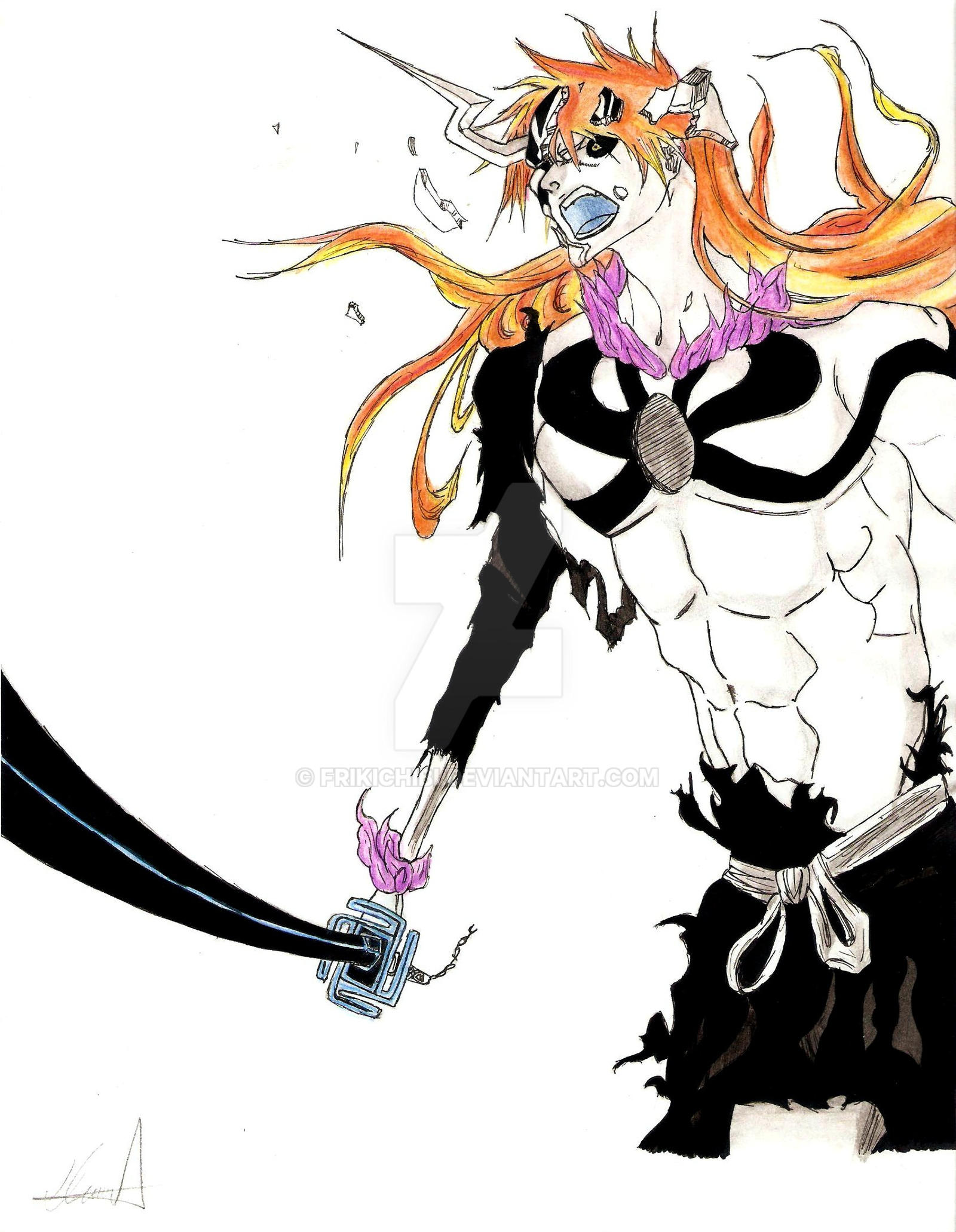 ichigo vasto lorde by frikichibi on DeviantArt