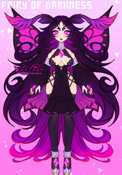 [SOLD] Halloween Adopt - Fairy of Darkness