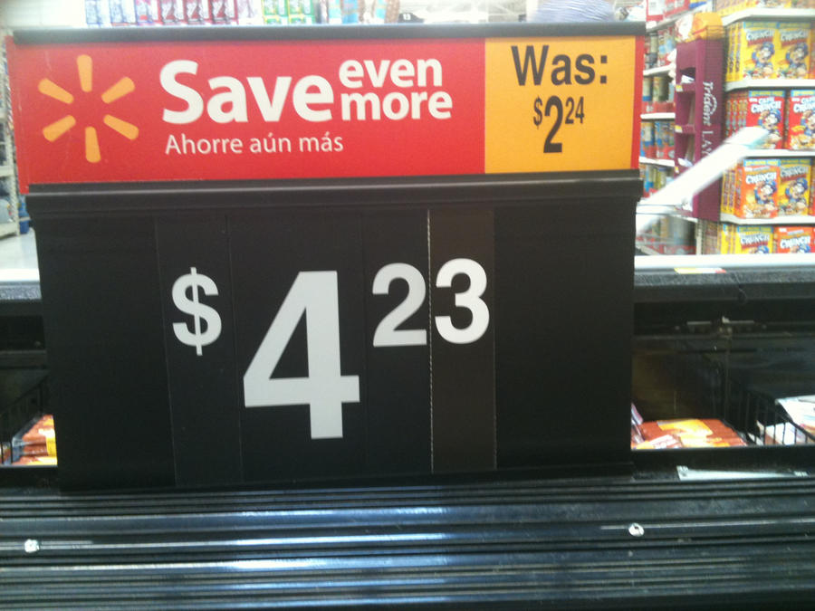 SAVE EVEN MORE! (Wal-Mart Fail)