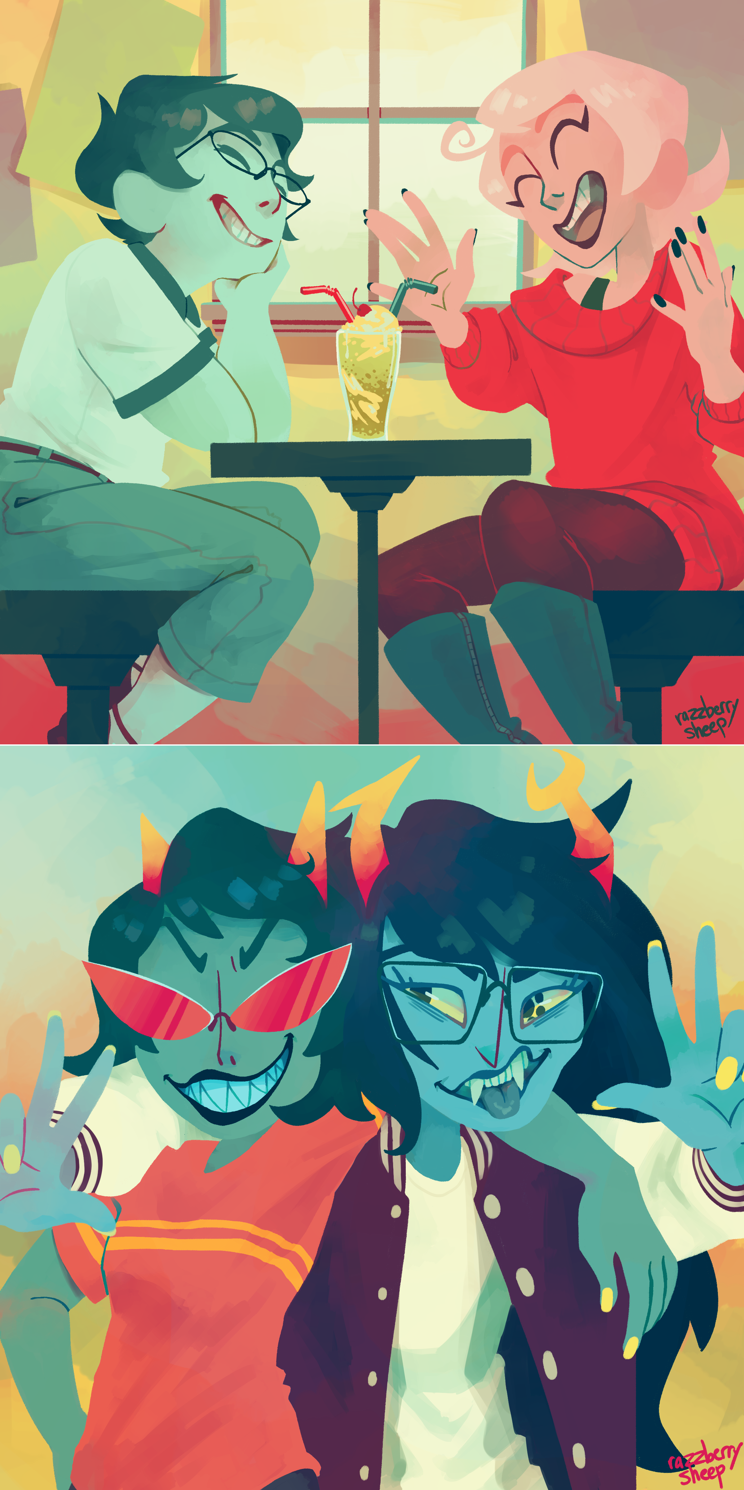 Homestuck Zine Pieces