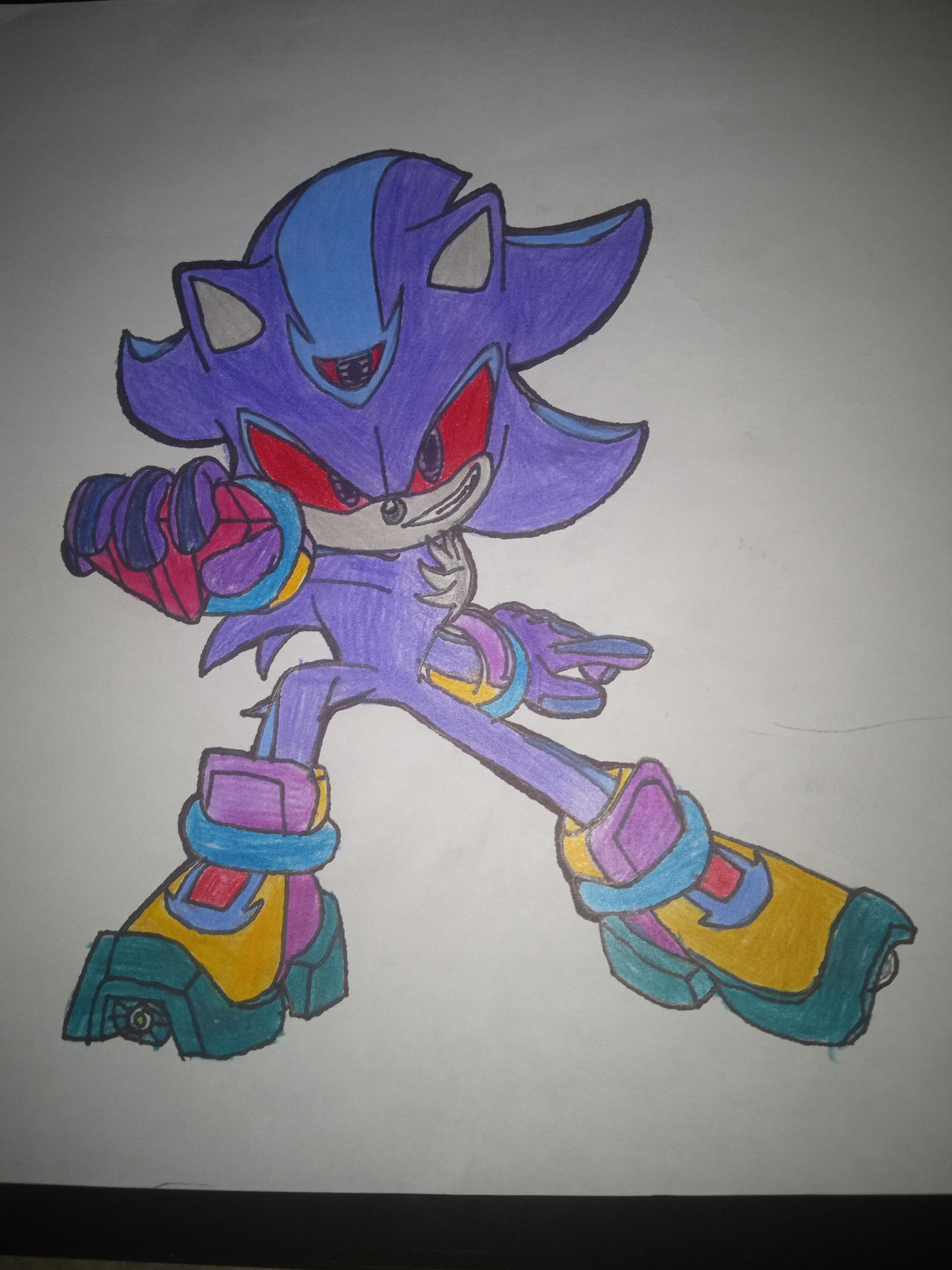 Nitro Shadow Android. By Jeremiah Two-Bears. by Sonicsleeper on DeviantArt