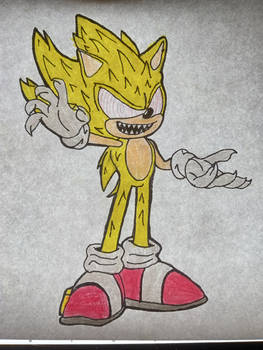 Fleetway Super Sonic by Jeremiah Two-Bears.