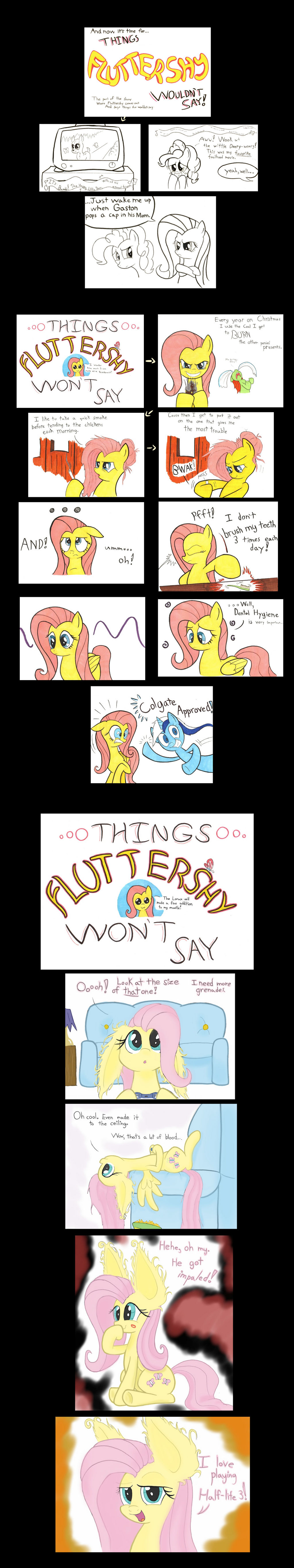 Things Fluttershy Won't Say