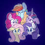 Mane 6 Group Hug