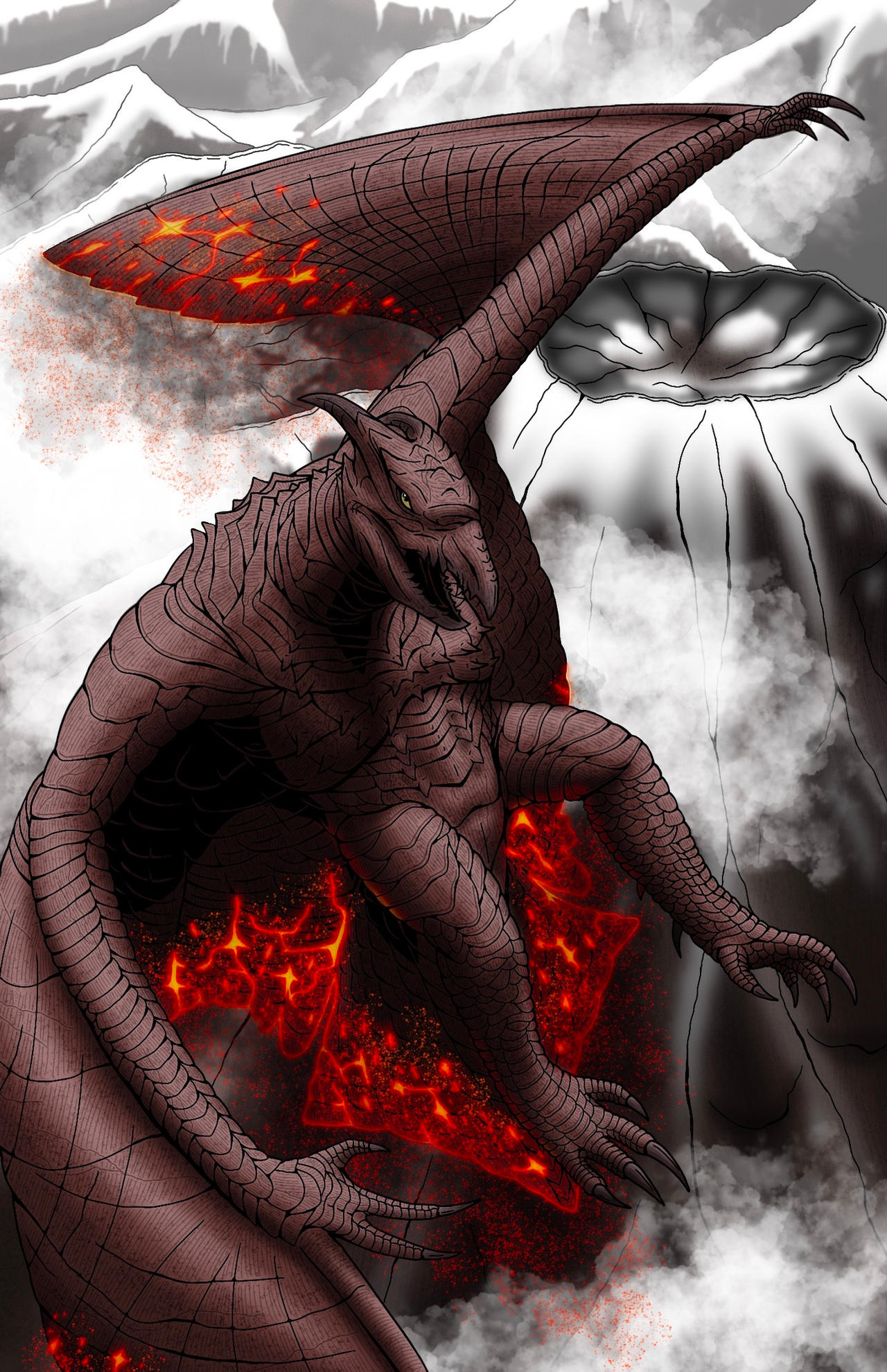 Raodan Rodan: the Fire Demon by Christiancahalan on DeviantArt