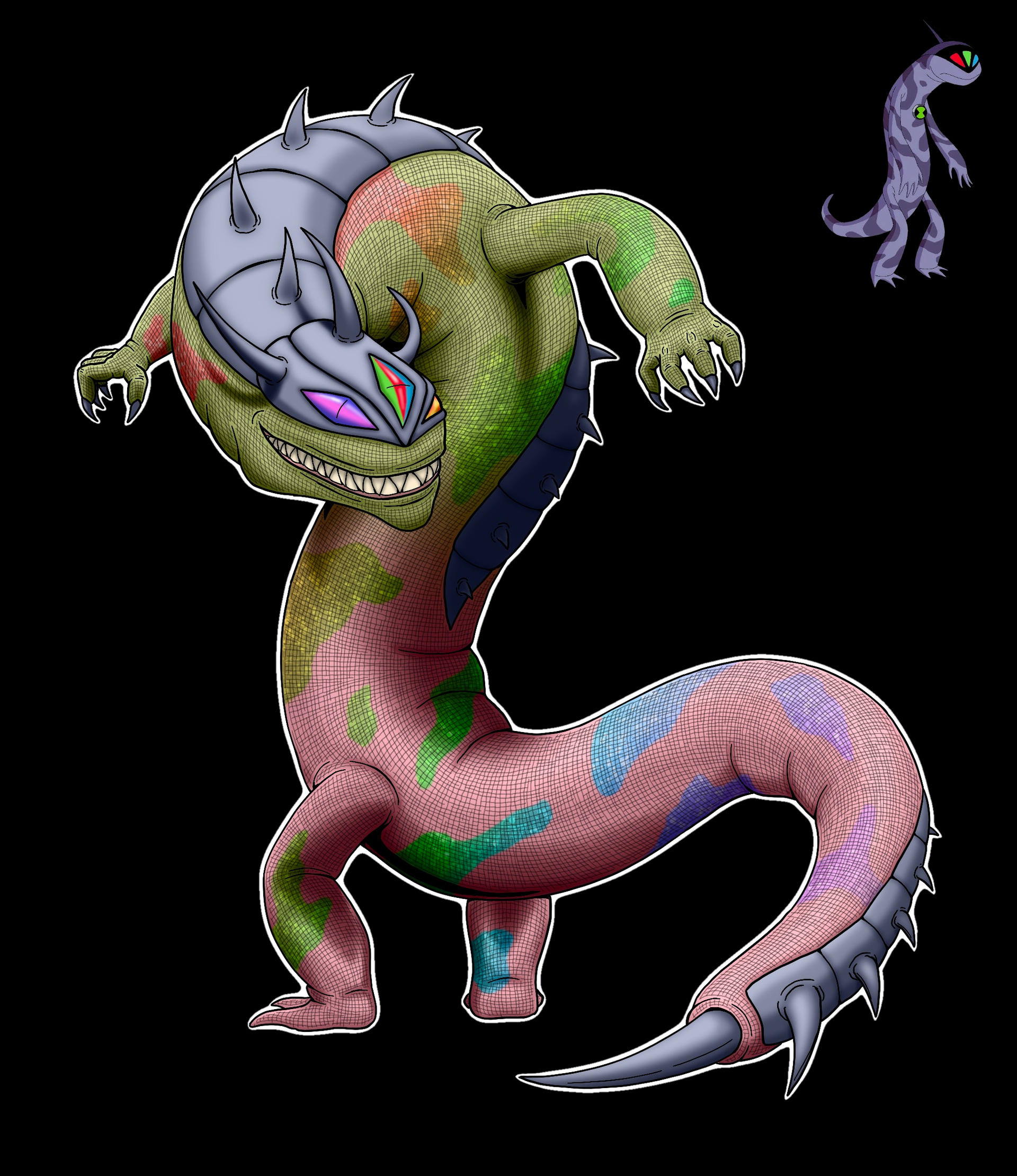 Ben 10 Ultimate Alien Ultimate Chamalien