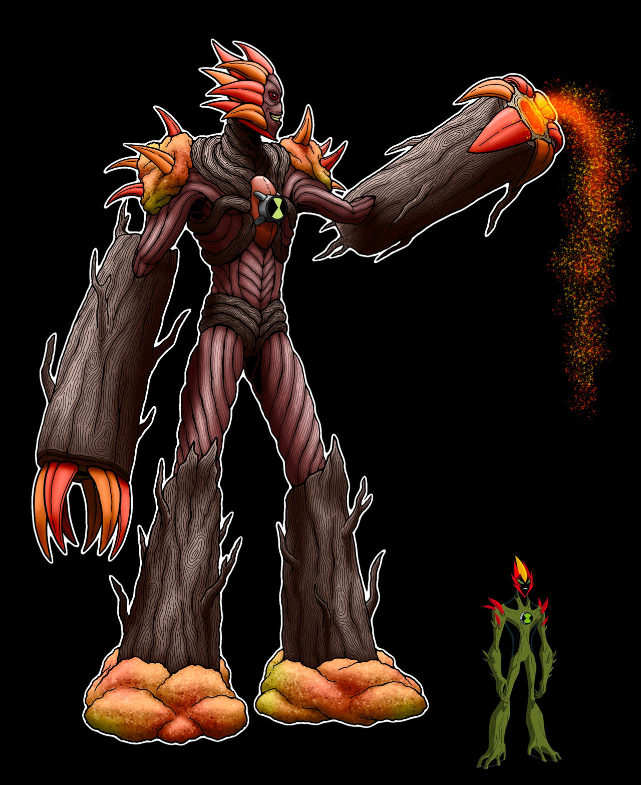 Ben 10 Concept: Ultimate Swampfire Redesign by Christiancahalan on ...